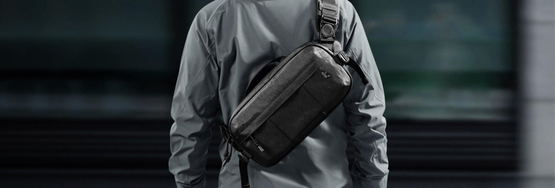 best men's sling travel bag tomtoc 3.5L X-Pac with RFID Blocking Crossbody Pack for Men Women The Sharper Image Signature Collection Crossbody Bag is designed for modern travelers Travel Sling Bag for Daily