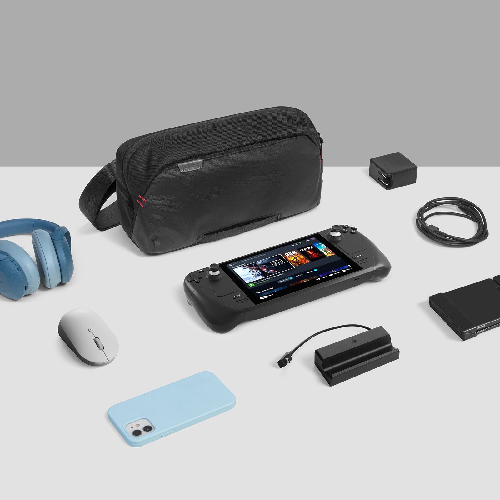 Arccos-G47 Travel Carrying Case for Steam Deck/OLED/Nintendo Switch 2/Rog Xbox Ally X