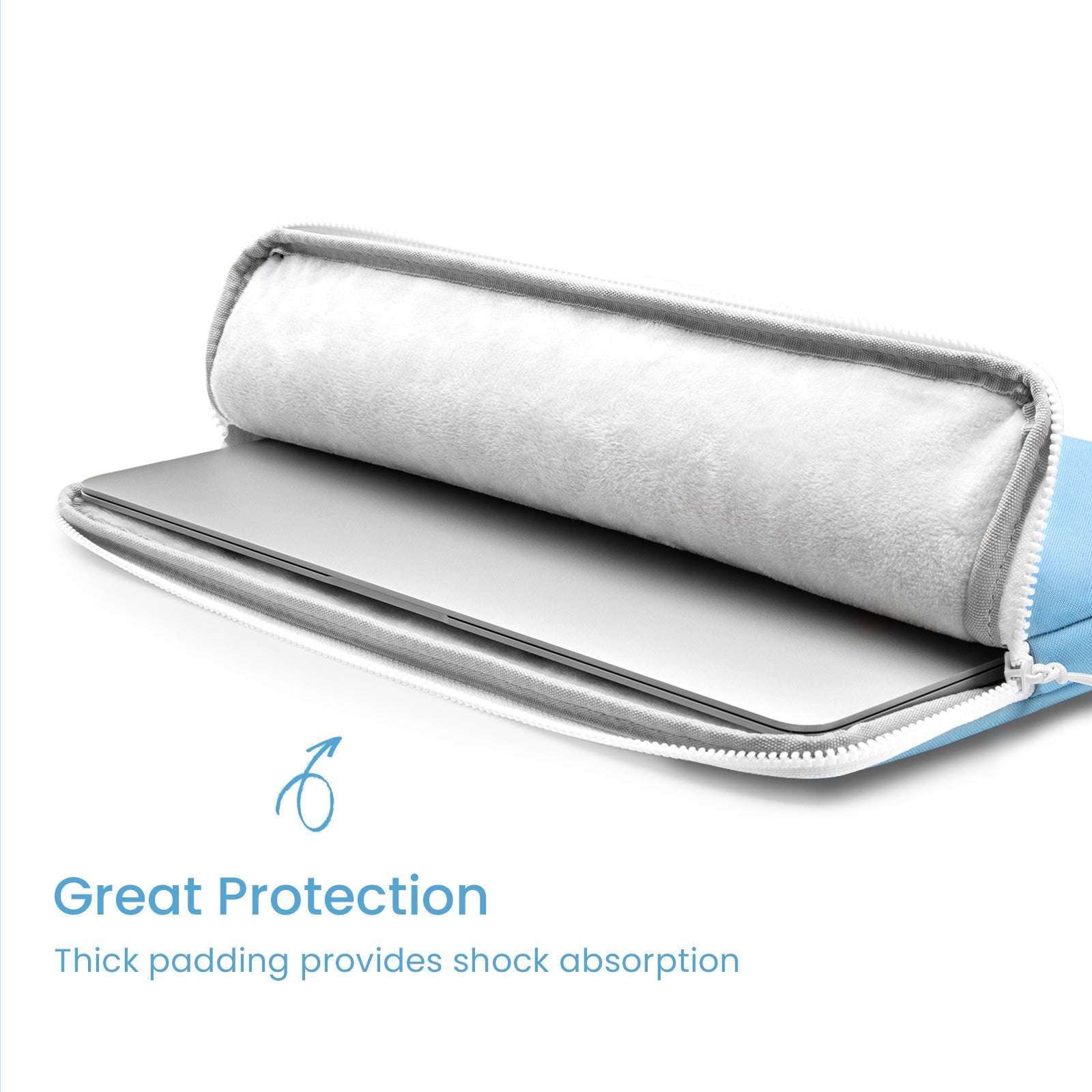 TheHer-A27 Shell Laptop Sleeve Kit for MacBook Air | Blue