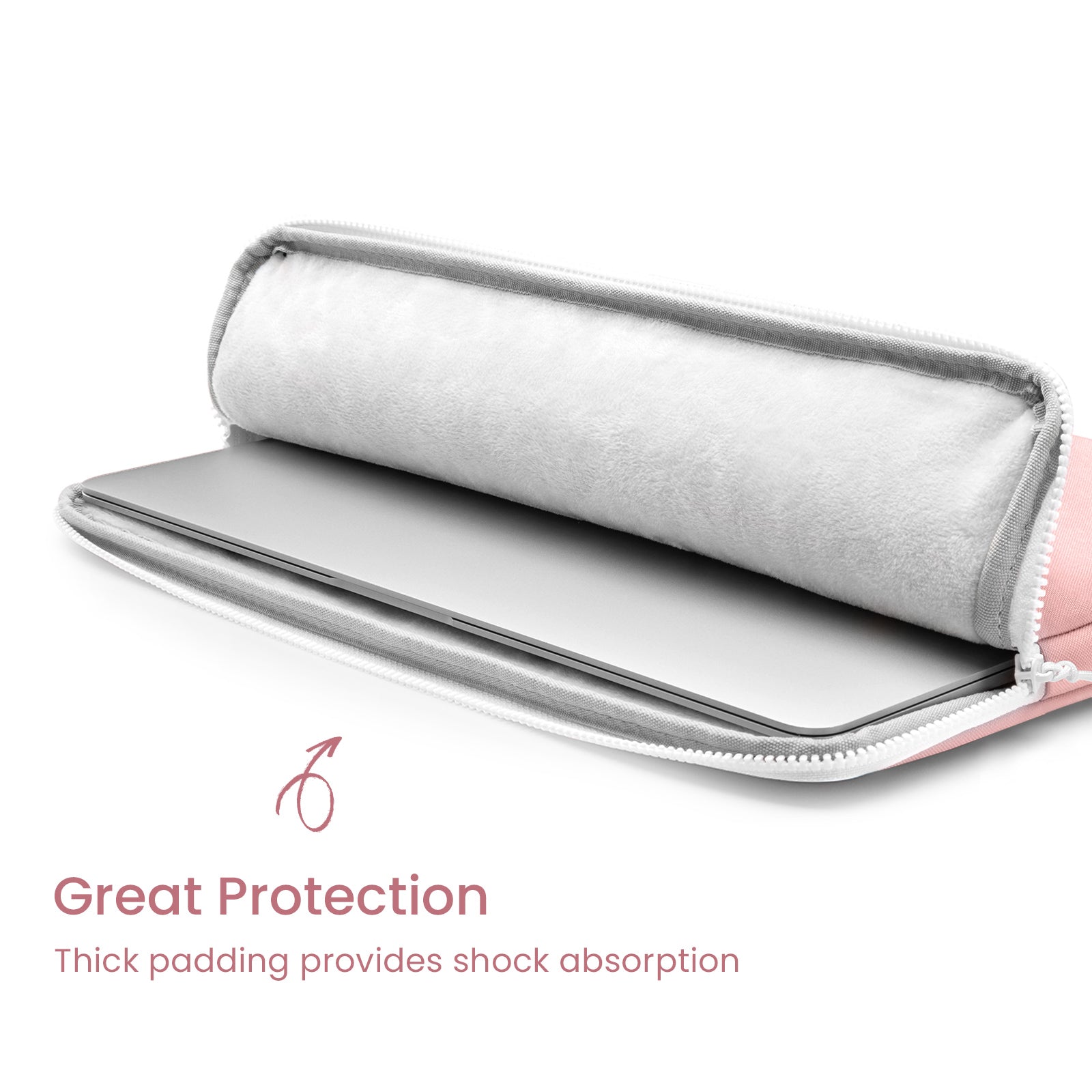 Versatile-A27 Shell Laptop Sleeve Kit for 13-inch MacBook Air M3/M2/M1 | Pink