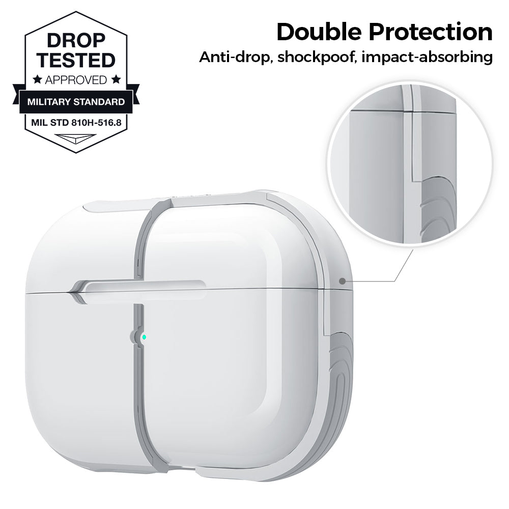 Protective Smart Cover for AirPods Pro - White