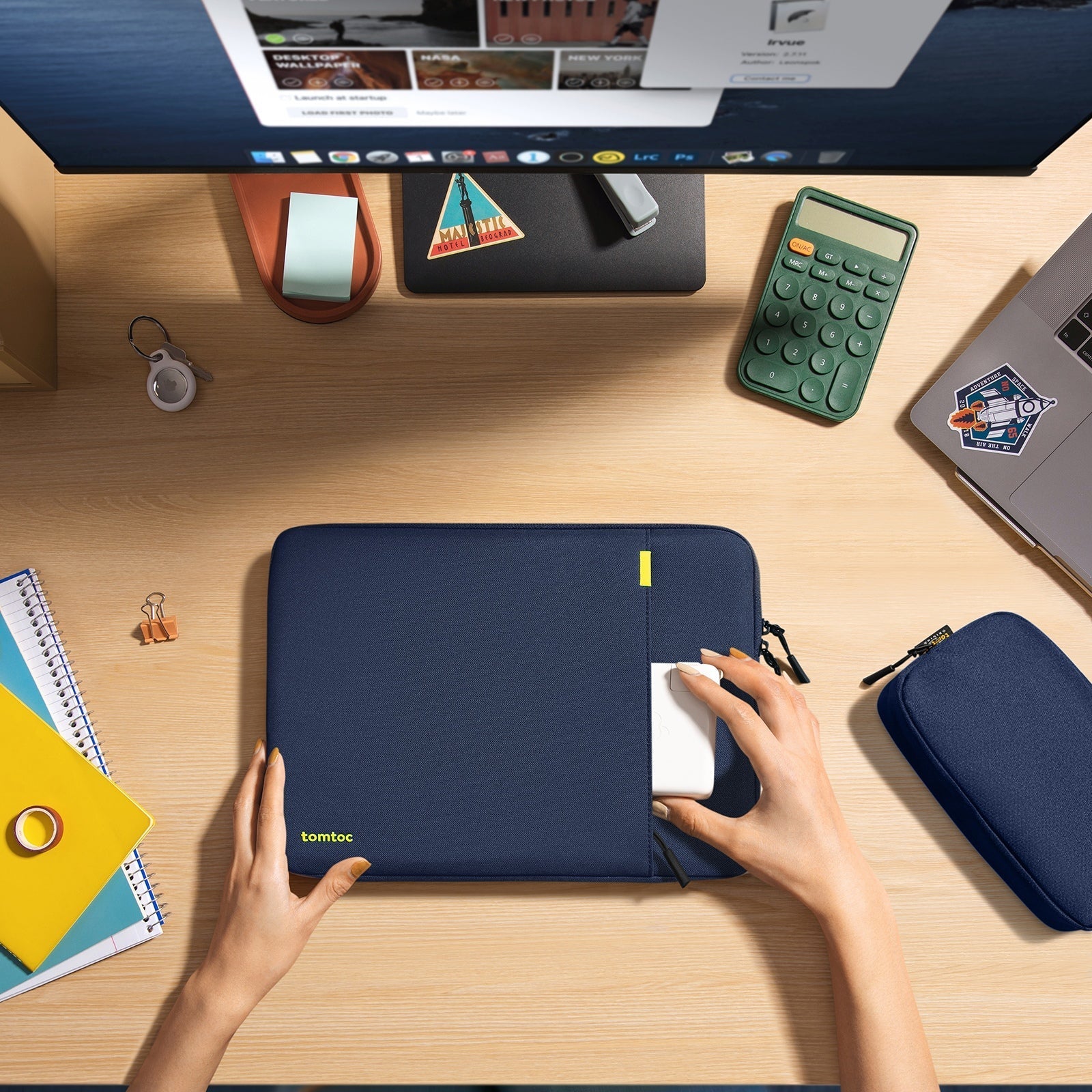 Defender-A13 Laptop Sleeve Kit For 16-inch New MacBook Pro | Navy Blue