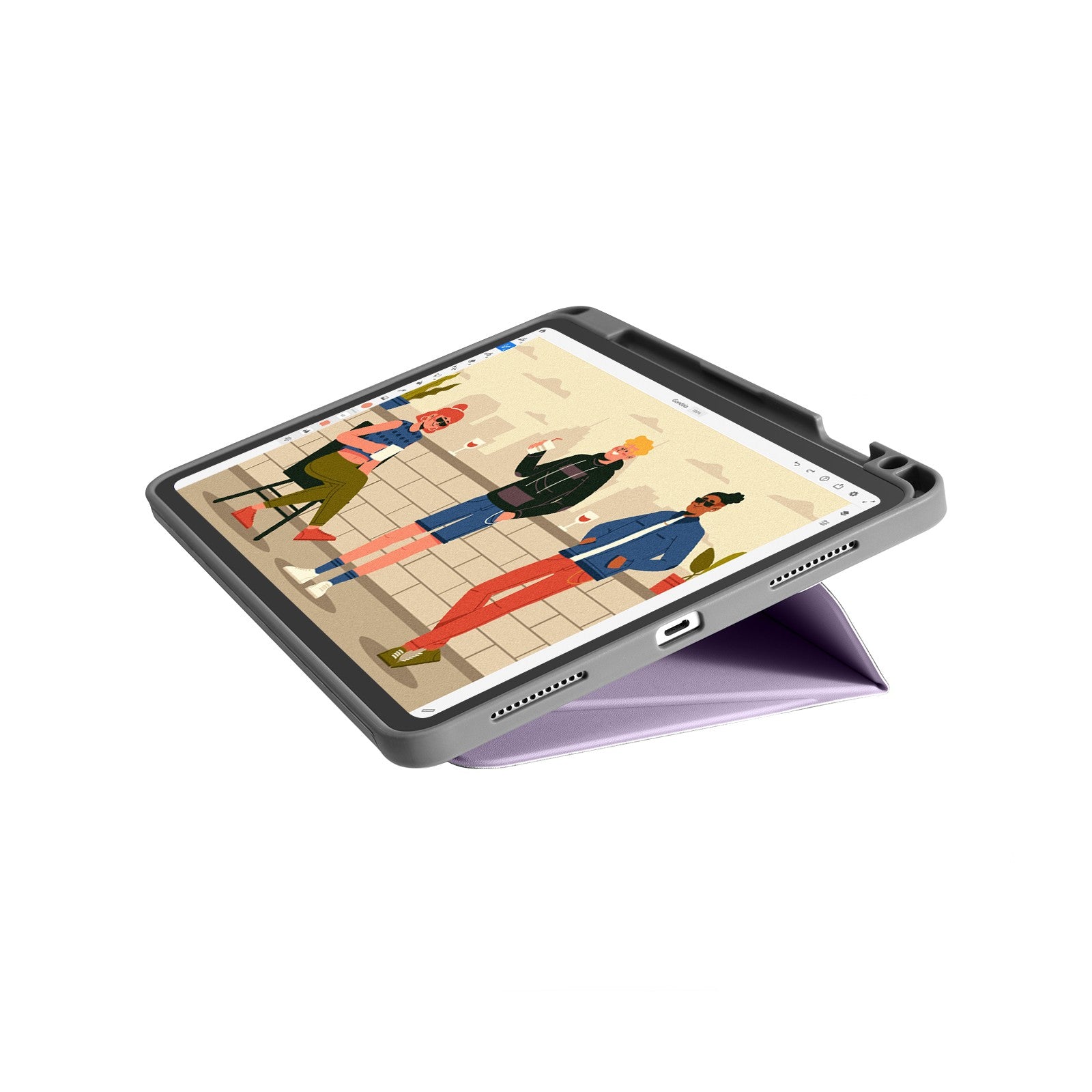 Inspire-B50 iPad Tri-Mode Case for 10.9-inch iPad Air 4th/5th