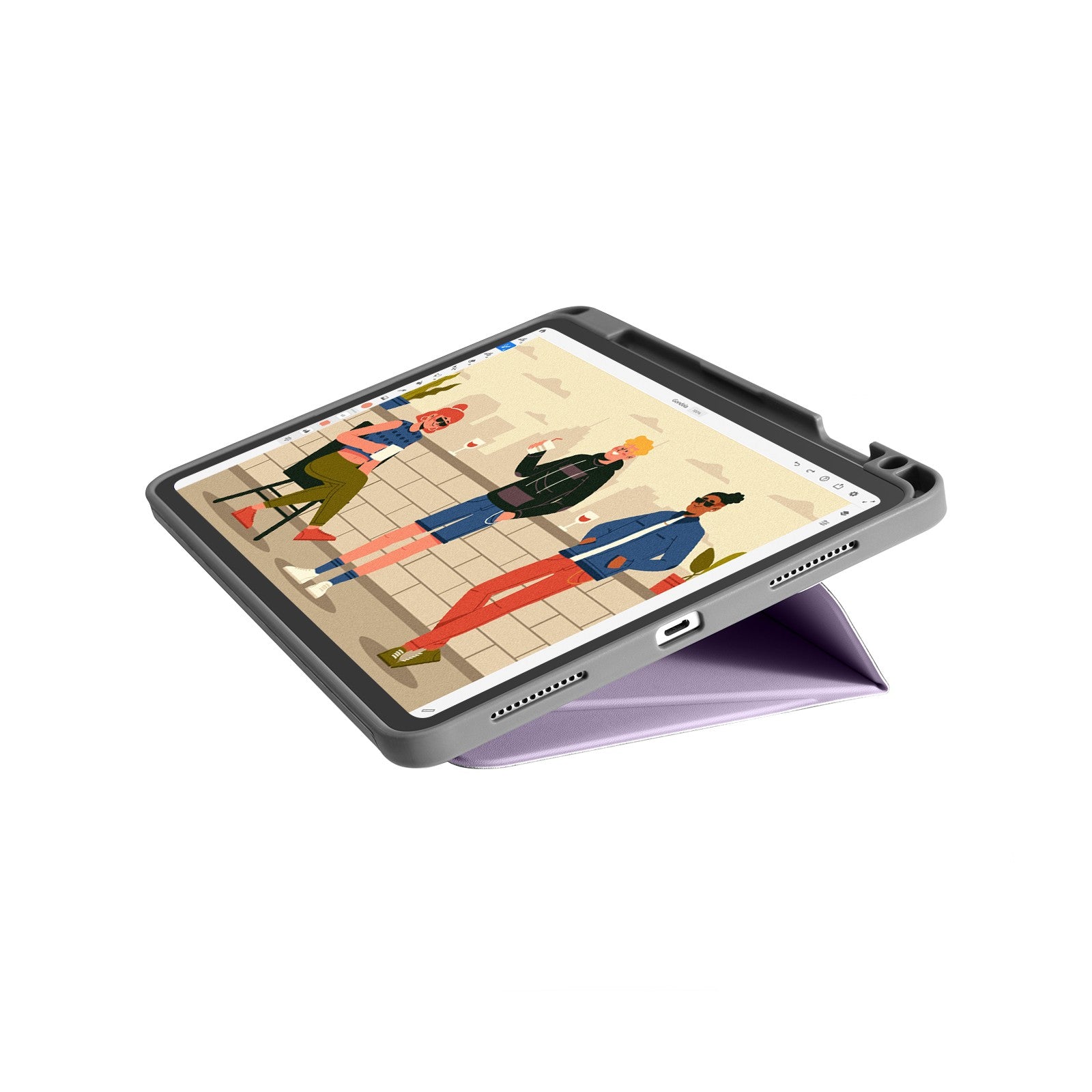 Inspire-B50 iPad Tri-Mode Case for 10.9-inch  iPad Air 4th/5th