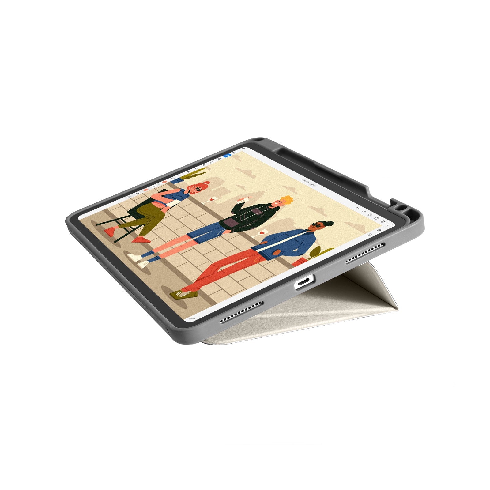 Inspire-B50 iPad Tri-Mode Case for 10.9-inch iPad Air 4th/5th