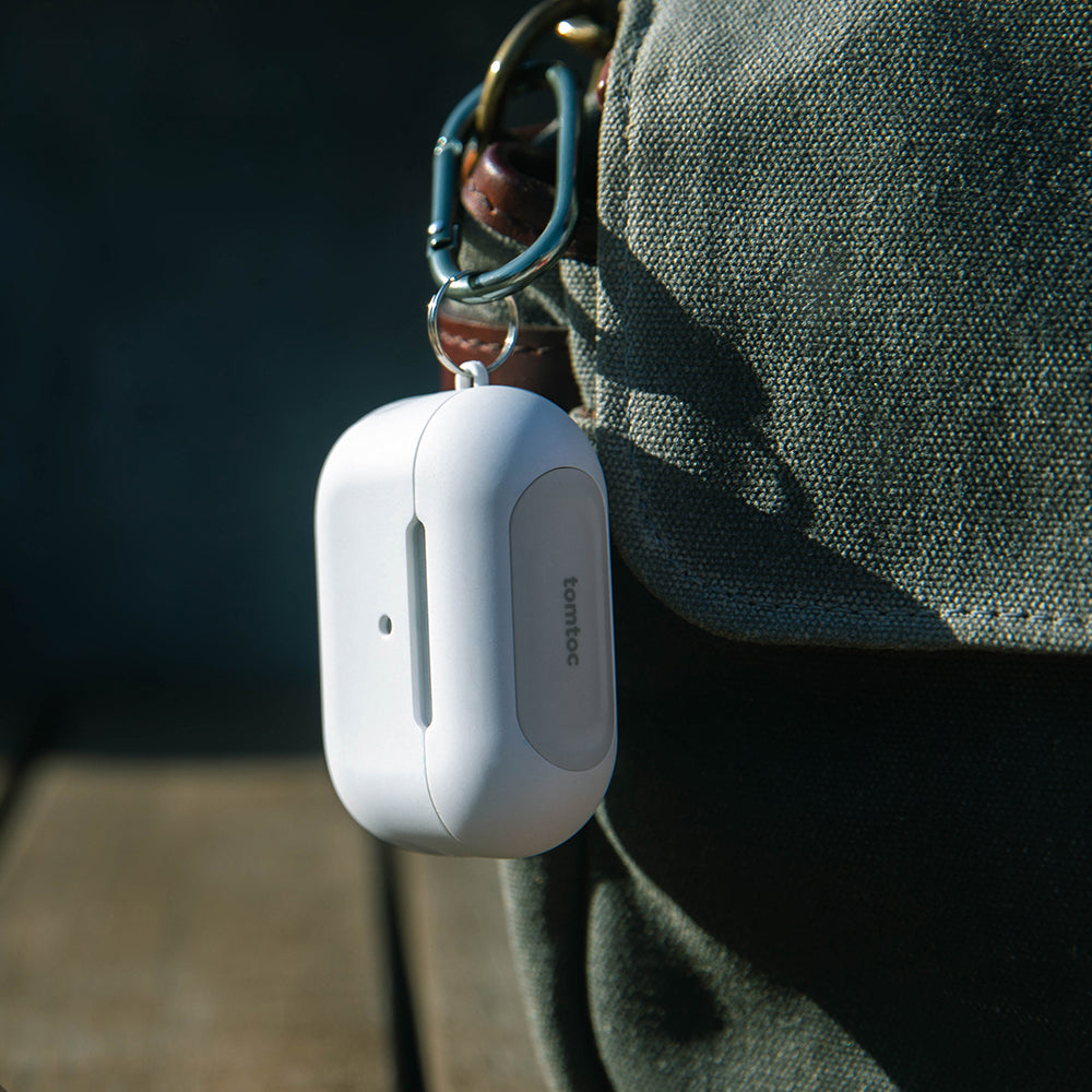 Protective Smart Cover for AirPods Pro - White