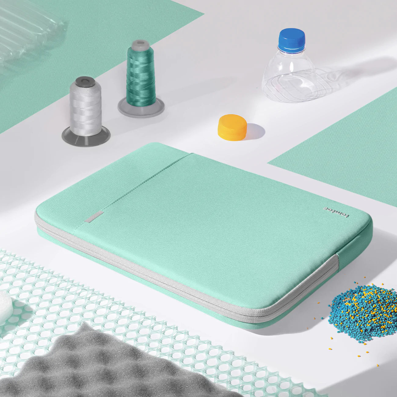 Defender-A13 Laptop Sleeve for 14 Inch MacBook Pro M3/M2/M1 | Mint Blue