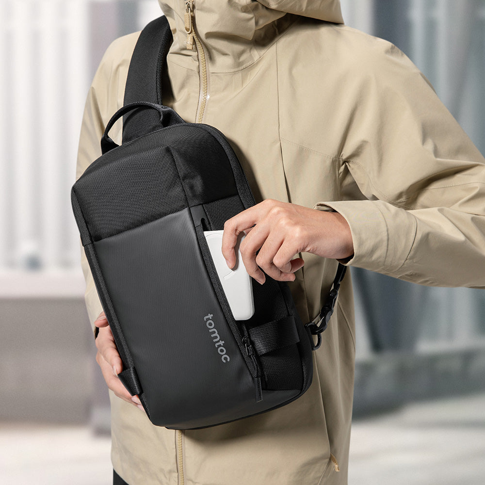 14-inch MacBook Pro M5 7L Sling Backpack – tomtoc Crossbody
