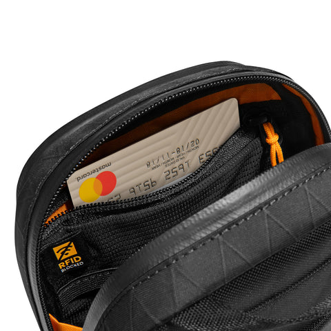 Lightweight Crossbody Bag with Lockable Zipper
