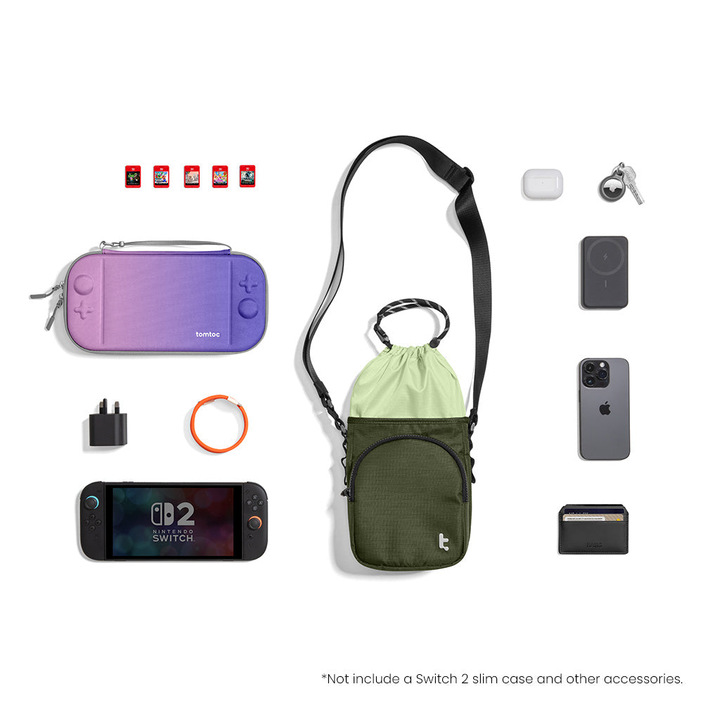 tomtoc GameOn-G50 Nintendo Switch 2 JoyCarry Sling – Dual-Mode
