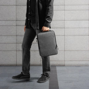 DefenderACE-A04 Laptop Shoulder Bag For 14-inch MacBook Pro M3/M2/M1 | Gray