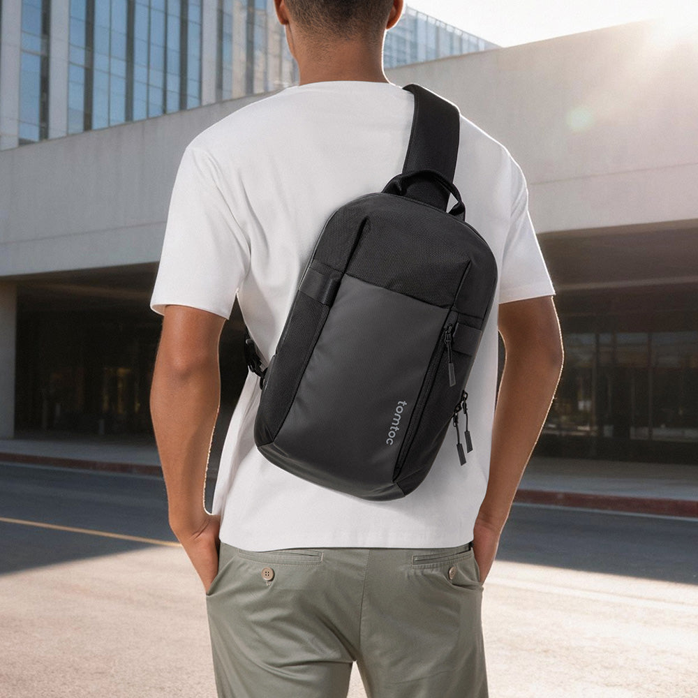 14-inch MacBook Pro M5 7L Sling Backpack – tomtoc Crossbody