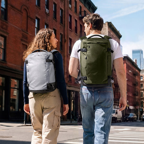 backpack 40l travel tomtoc Liteway – TSA Friendly & Carry-On Approved knit luggage strap allows Option:GLX Gill big student backpack jansport colorgroup-blue