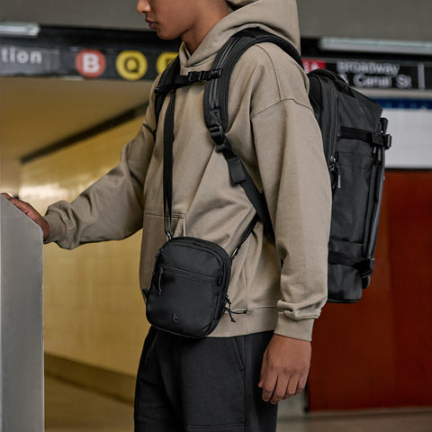 black travel crossbody bag Men's Small Shoulder Bag,Multi Pocket Cross Body Bag,Messenger Bag,Durable Wear-resistant and Waterproof for Work and Travel. (A-Black) : Clothing, Shoes & Jewelry Adjustable and removable shoulder strap Aviator-T37 Travel Crossbody Bag