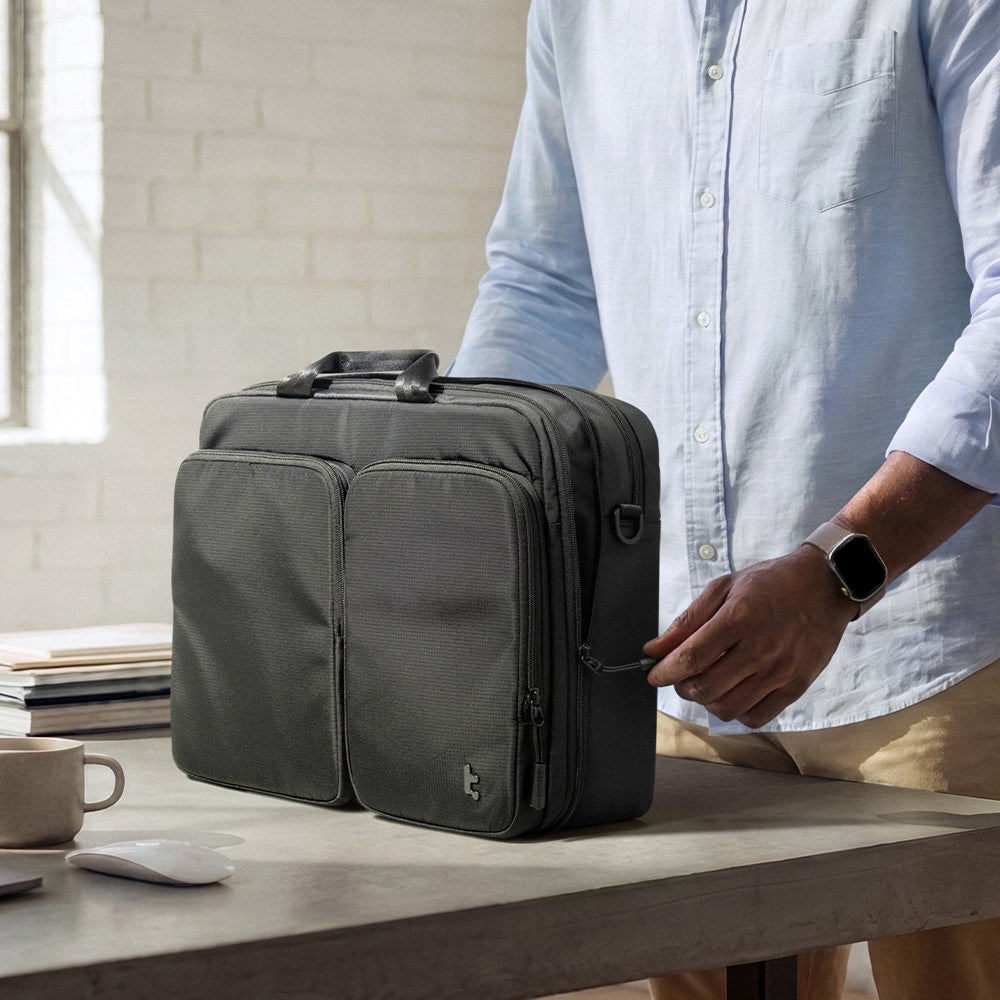 Expandable Laptop Shoulder Bag for 15–16 Inch Laptops | tomtoc
