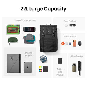 VintPack-TA1 Liteway Laptop Backpack 22L