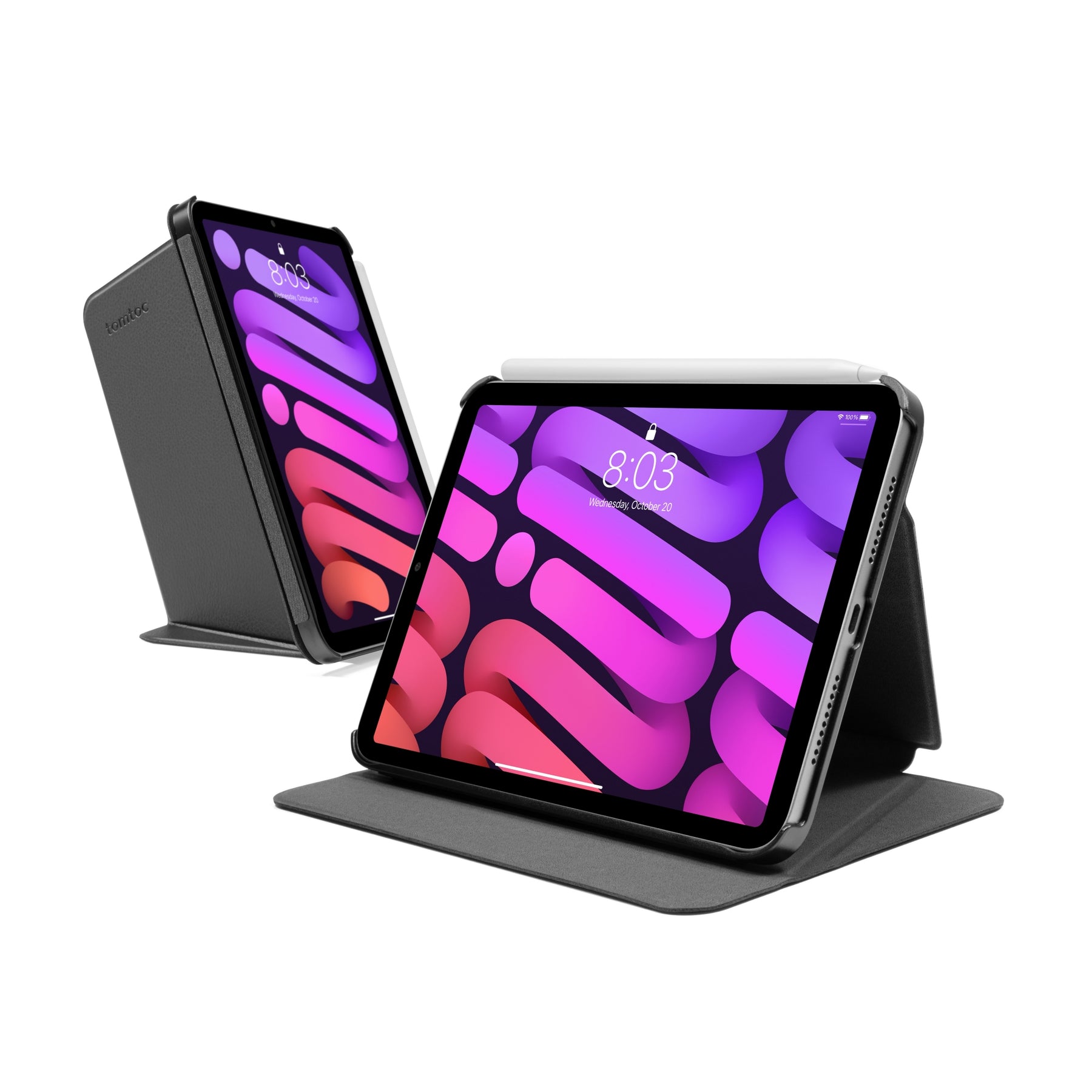 Spigen Smart Fold Designed for iPad Mini 6 Case/iPad Mini 6th Generation  Case 8.3 Inch (2021) - Black