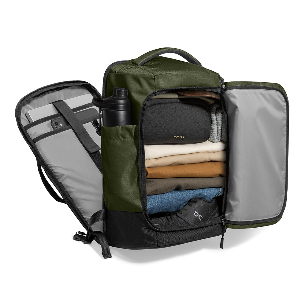 tomtoc Liteway Travel Backpack 40L – TSA Friendly & Carry-On Approved