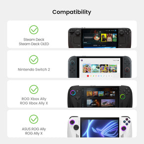 Arccos-G47 Travel Carrying Case for Steam Deck/OLED/Nintendo Switch 2/Rog Xbox Ally X