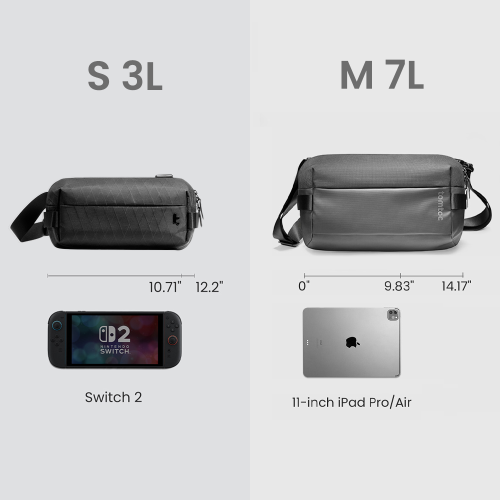tomtoc T21 X-Pac Sling Bag | Waterproof EDC Crossbody Bag tomtoc T21 X-Pac Sling Bag | Waterproof EDC Crossbody Bag
