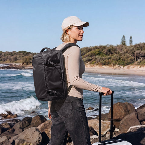 bring laptop backpacking Commuter Backpack Pro theft protection WITZMAN Men Carry On Travel