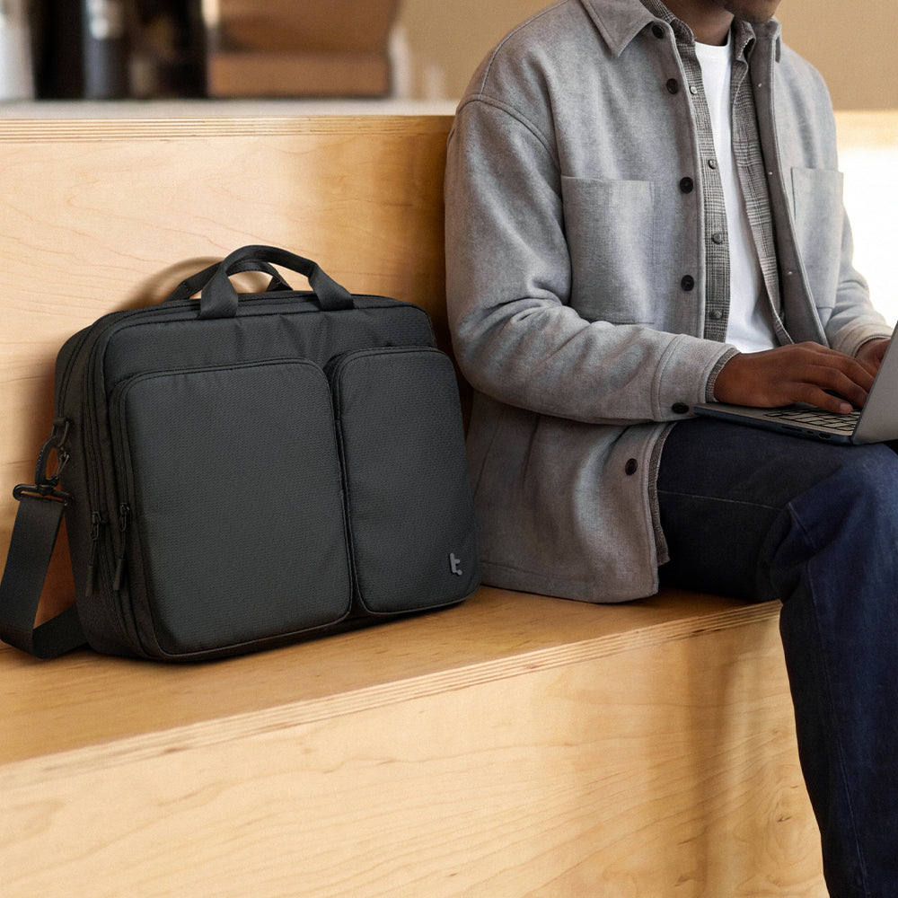 Navigator-A33 Expandable Laptop Shoulder Bag for 15.6-16.2 inch Laptop