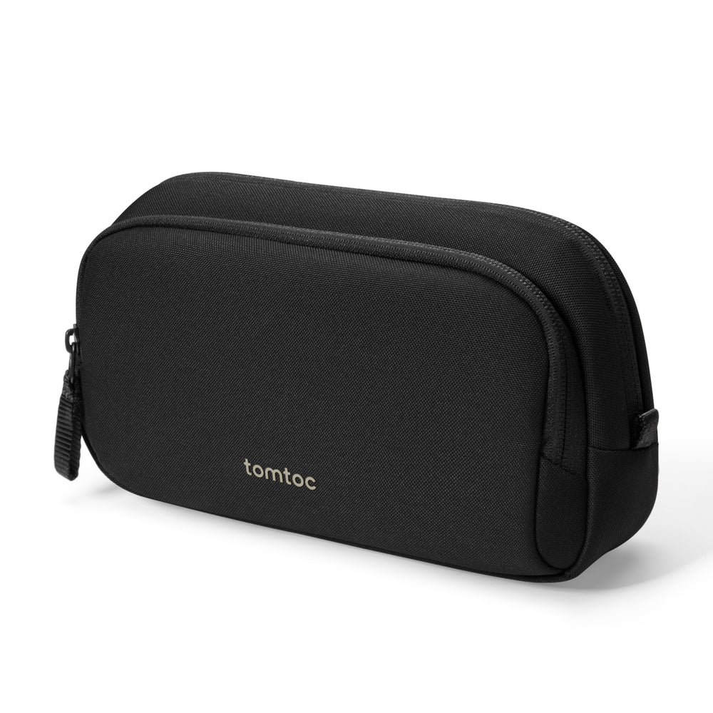 tomtoc Electronic Organizer Travel Case – Dual-Compartment Tech Pouch