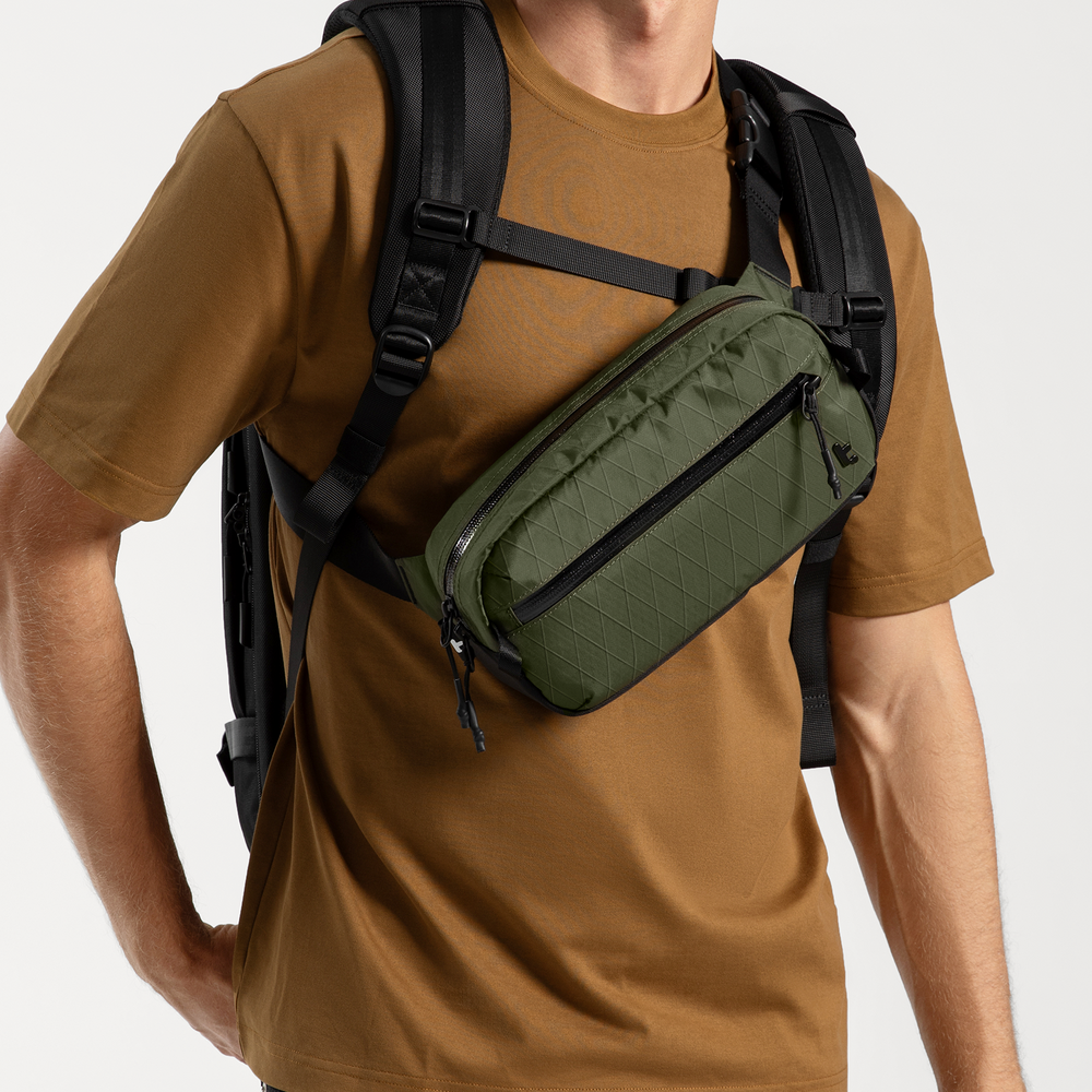 tomtoc Aviator-T35 X-Pac Crossbody Bag 2.5L — Water-Resistant & Lightweight
