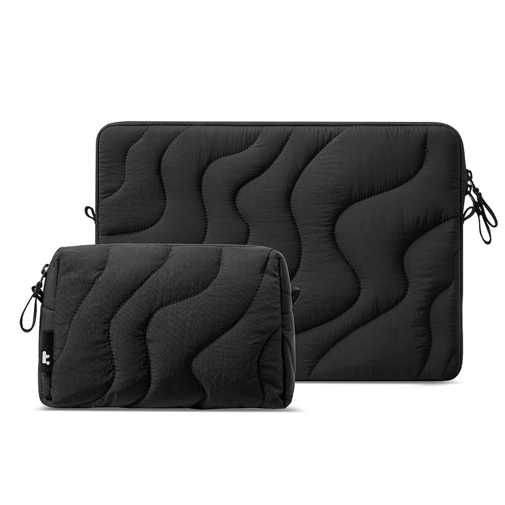 tomtoc 13-inch Laptop Sleeve & Puffy Pouch Set – Lightweight
