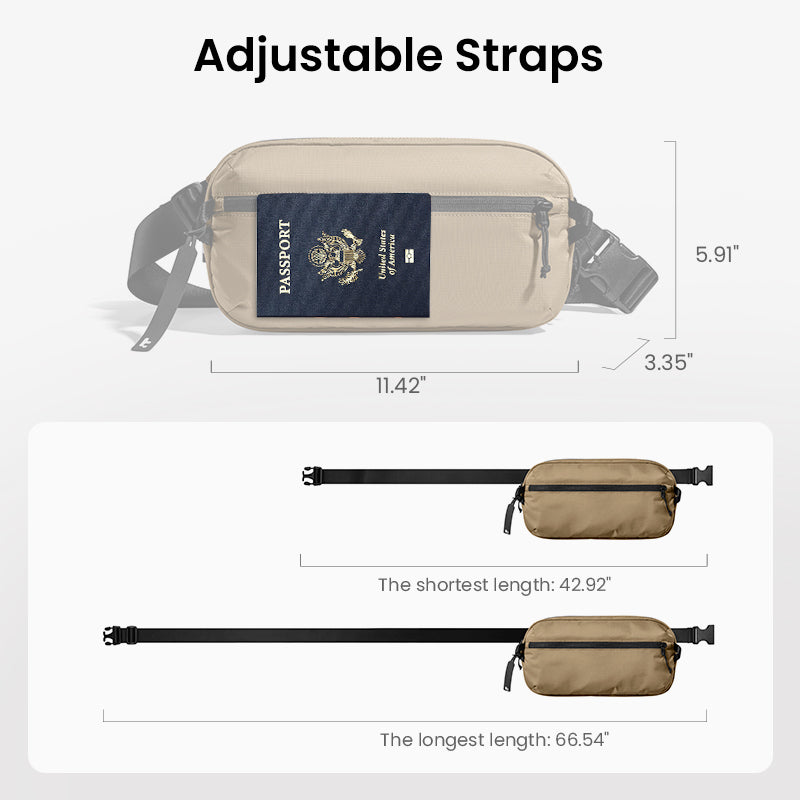 tomtoc Aviator-T33 Crossbody Sling Bag 3.5L – Spacious & RFID