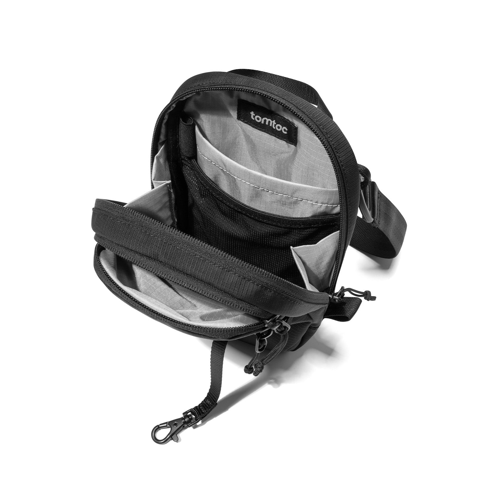 アクセサリー ta_a@ RFID Crossbody Bag with Lockable Zipper - tomtoc Aviator-T37