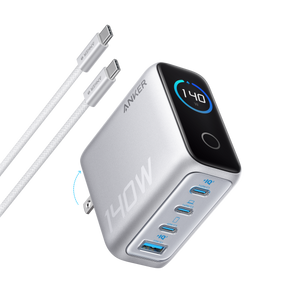 Anker Charger (140W, 4-Port, PD 3.1) with USB-C Cable