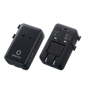 Anker Nano Travel Adapter (5-in-1, 20W, 1-Pack)