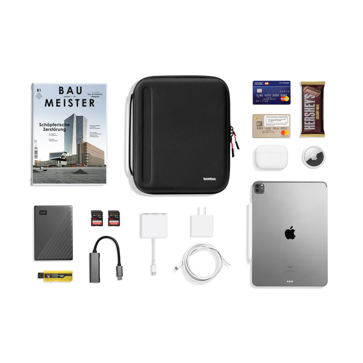 FancyCase-B06 Tablet Portfolio Case for 13 inch iPad Air/Pro