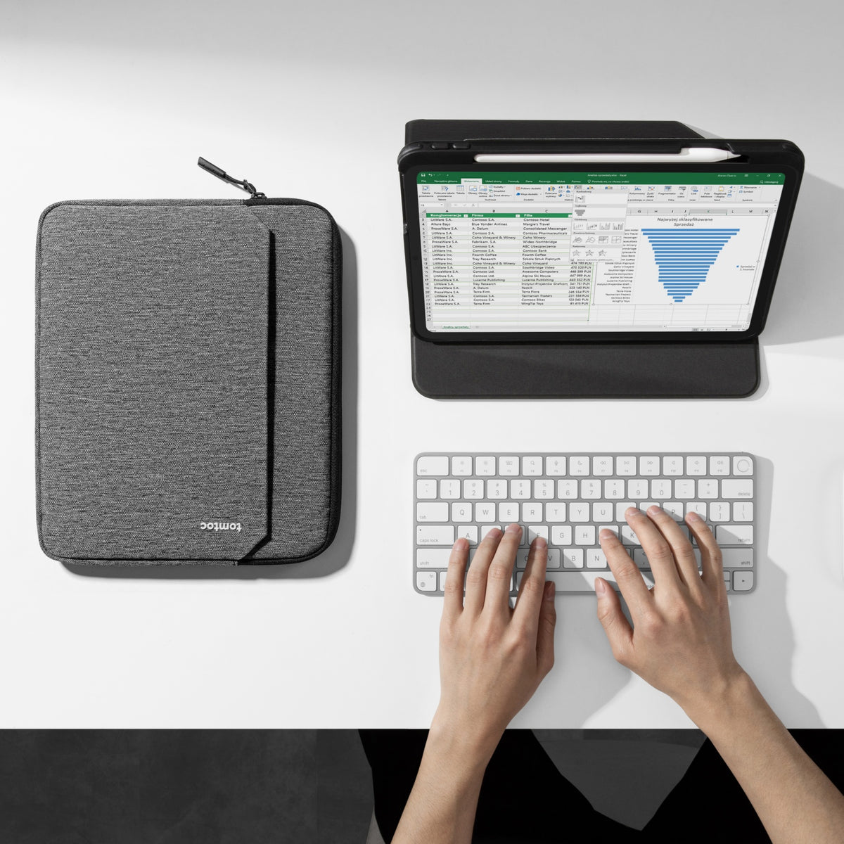 Light-B18 Tablet Sleeve for 13 inch iPad Air/Pro