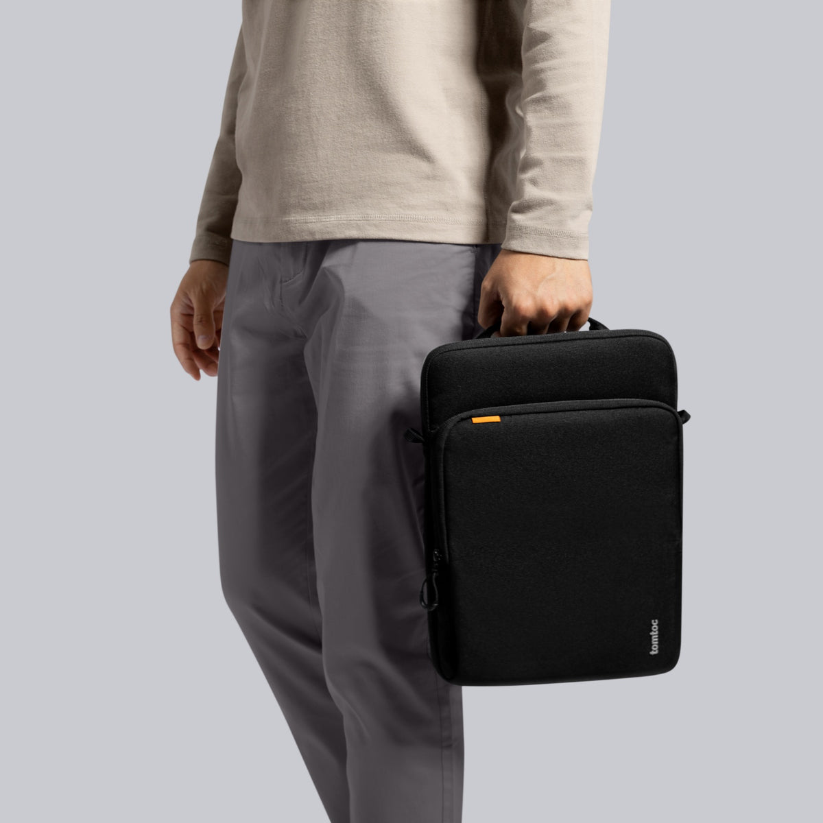 business 13 laptop sling backpack tomtoc DefenderACE-A03 Shoulder Bag for 13.5" Laptop (Black)