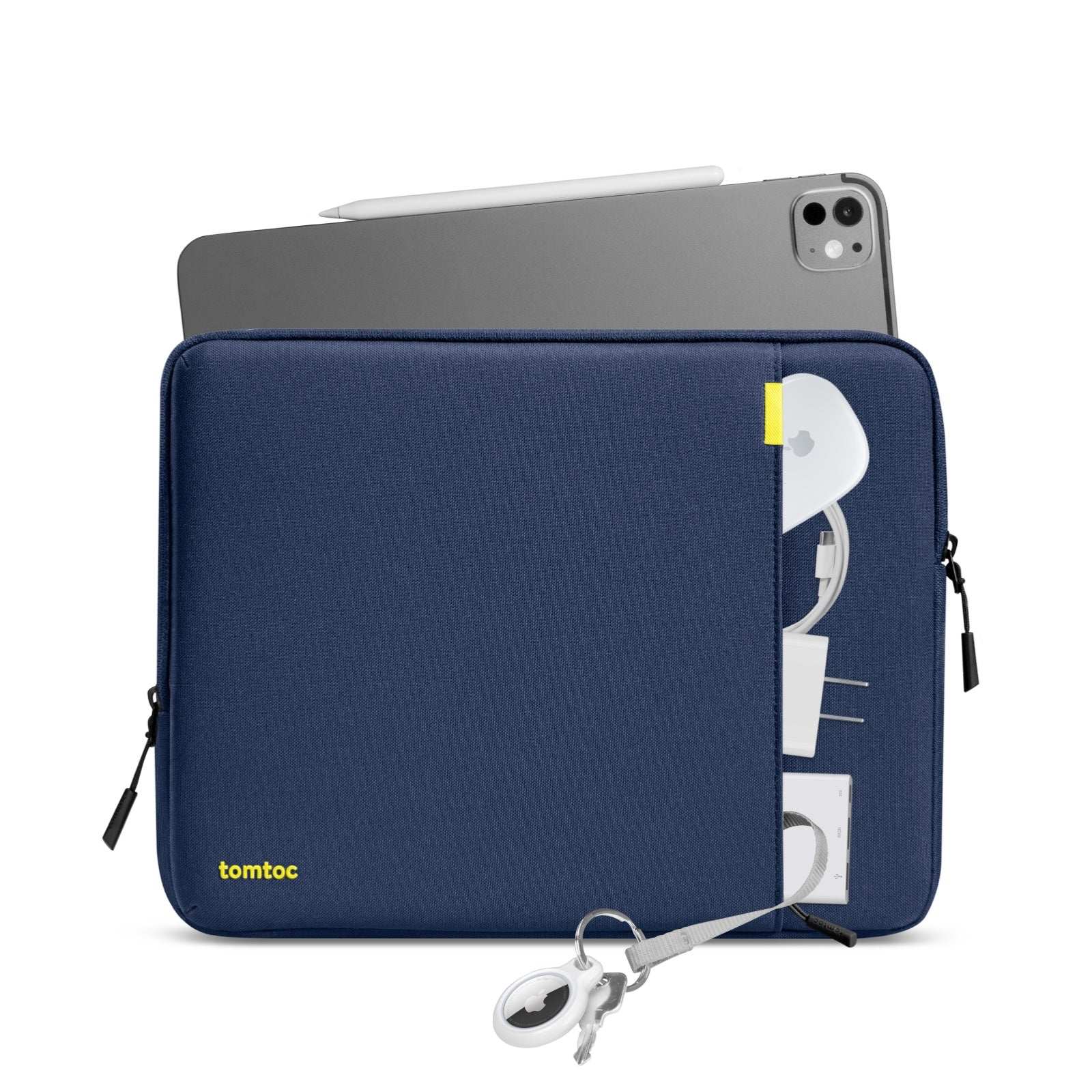 tomtoc 13-inch iPad Air M4 & iPad Pro M5 Sleeve – Lightweight Case