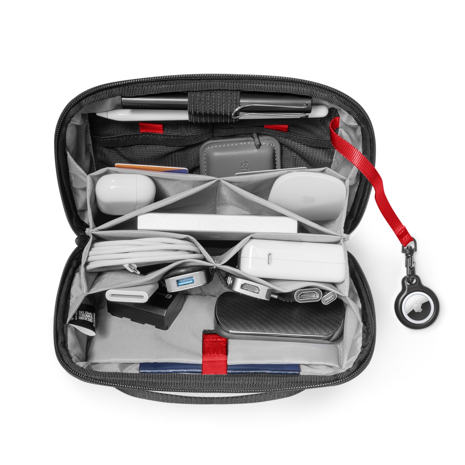 tomtoc Electronic Organizer – Water-resistant Accessory Pouch with