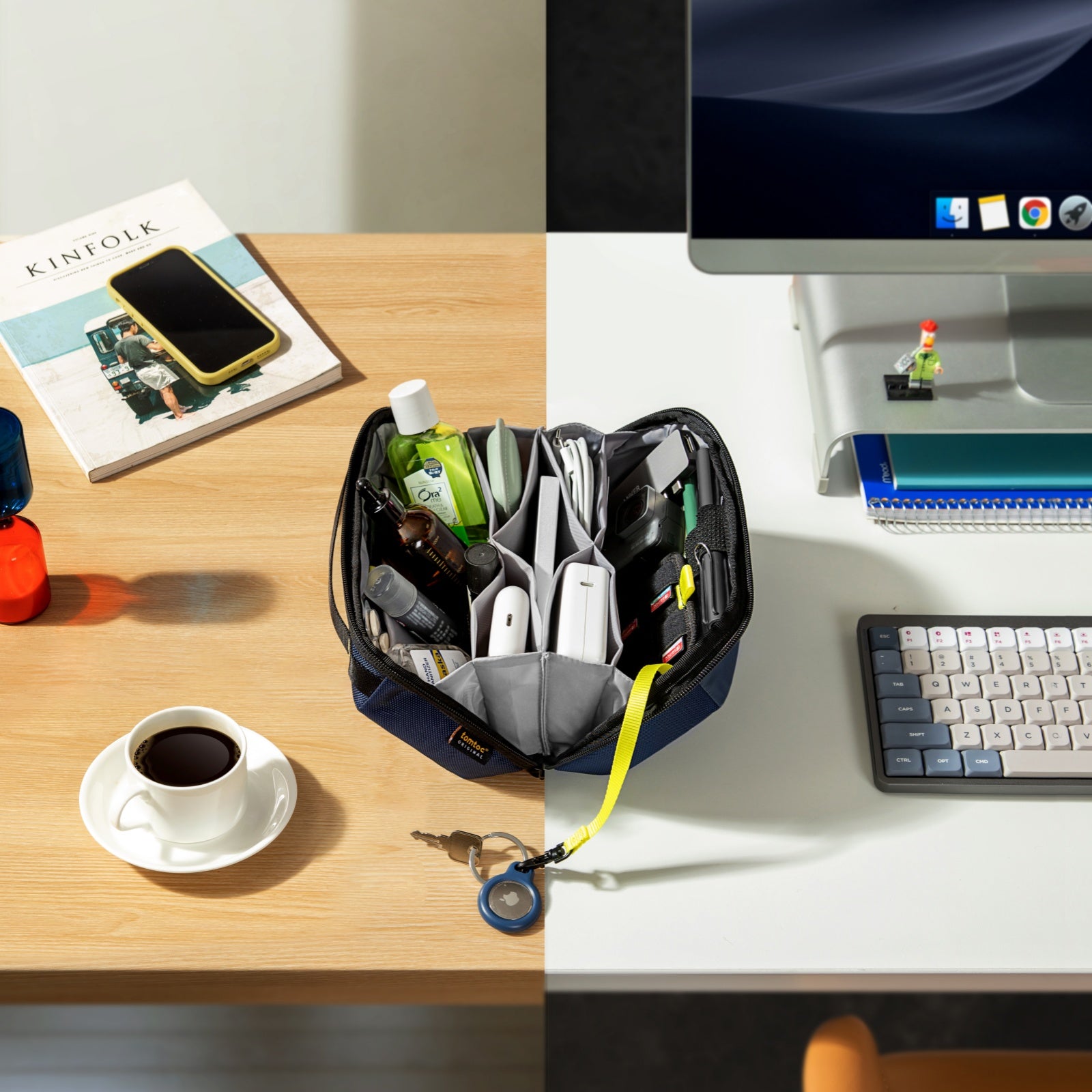 tomtoc Electronic Organizer – Water-resistant Accessory Pouch with