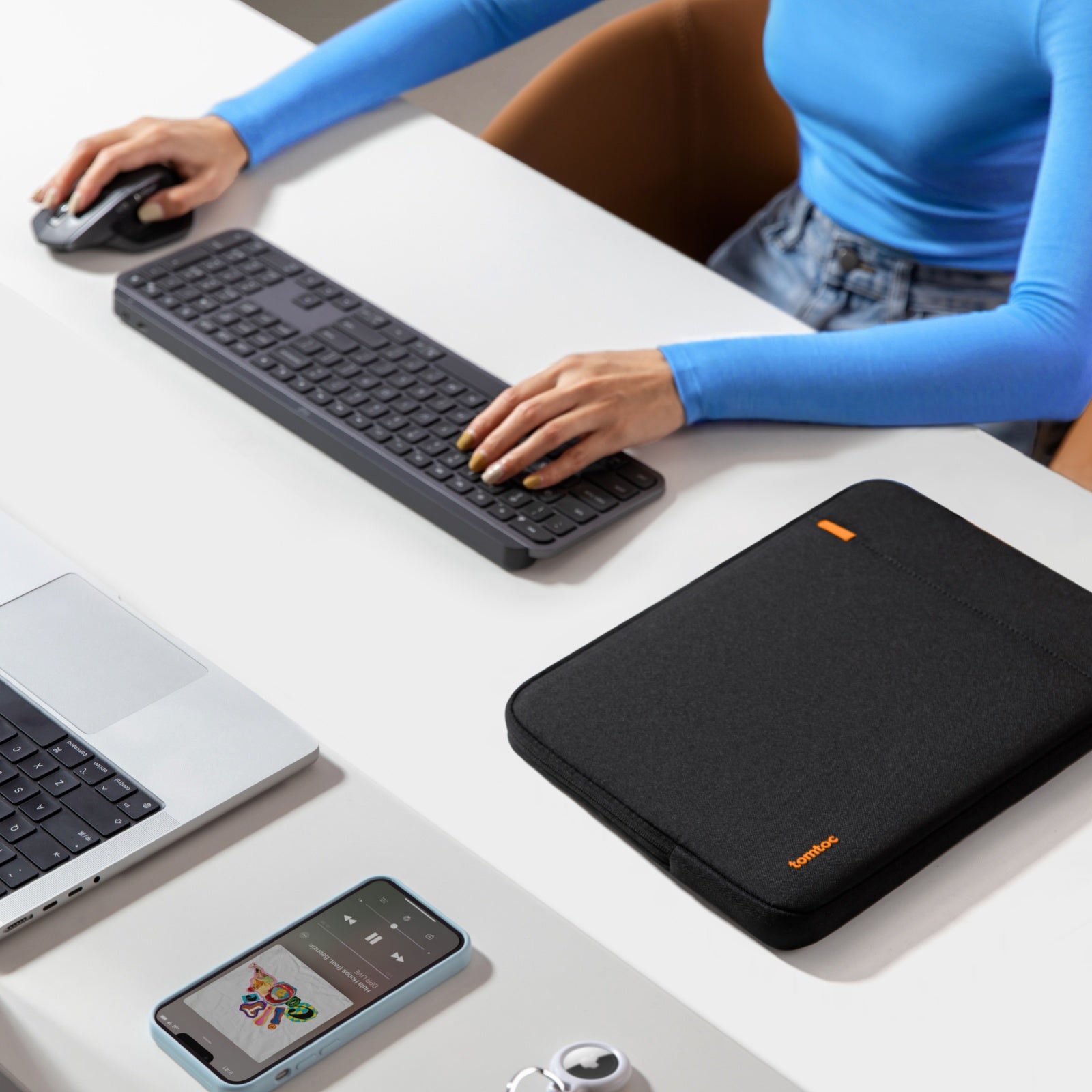 tomtoc 360° Protective Laptop Sleeve for 13
