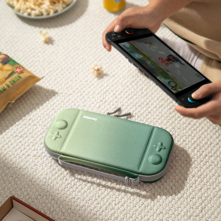 tomtoc Slim Gradient Carrying Case for Switch 2 – Protective Hard Shell ...