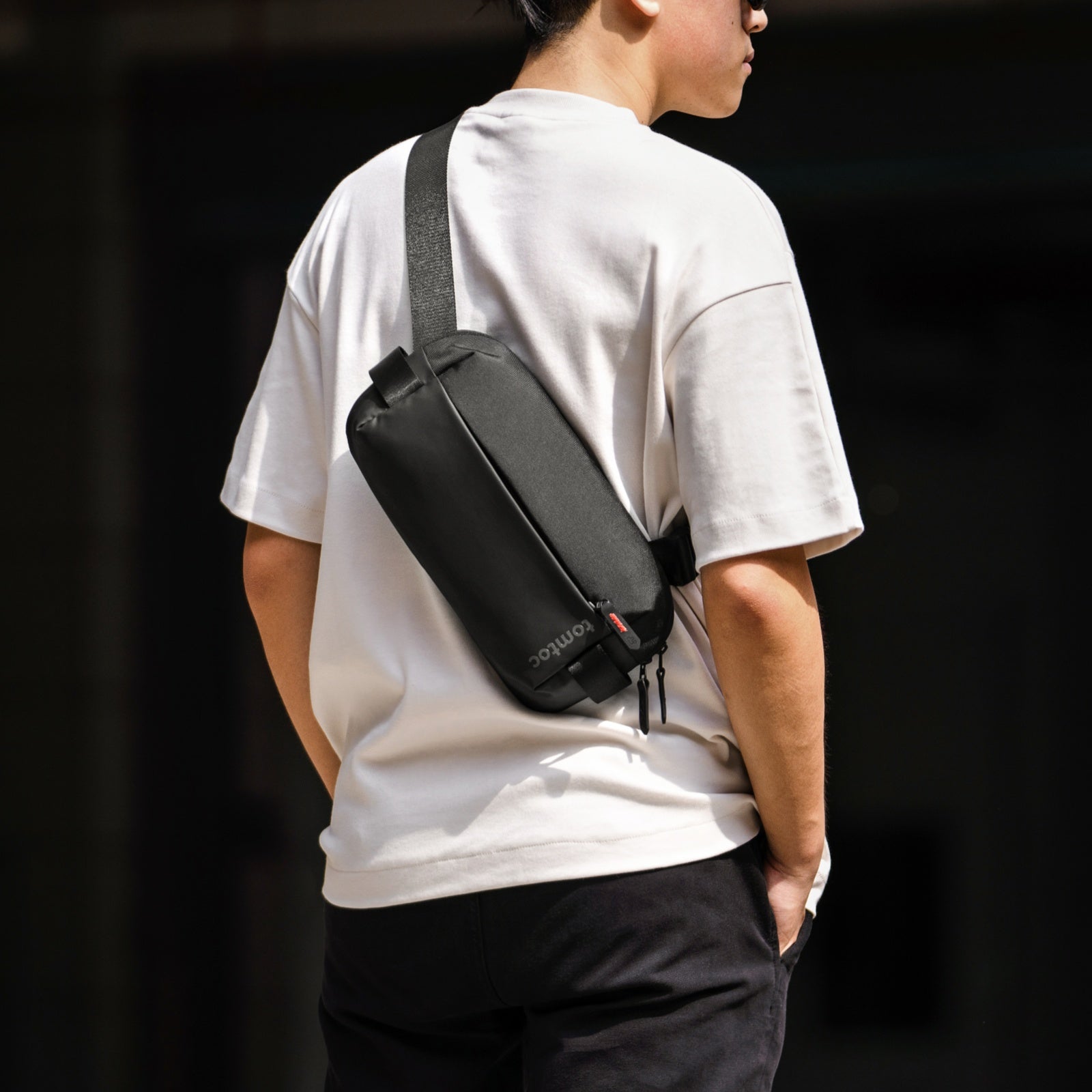 tomtoc T21 EDC Sling Bag | Organized Crossbody Chest Bag