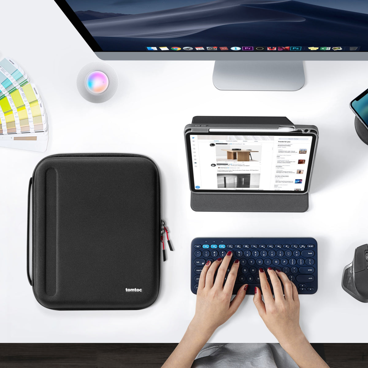 FancyCase-B06 Tablet Portfolio Case for 13 inch iPad Air/Pro