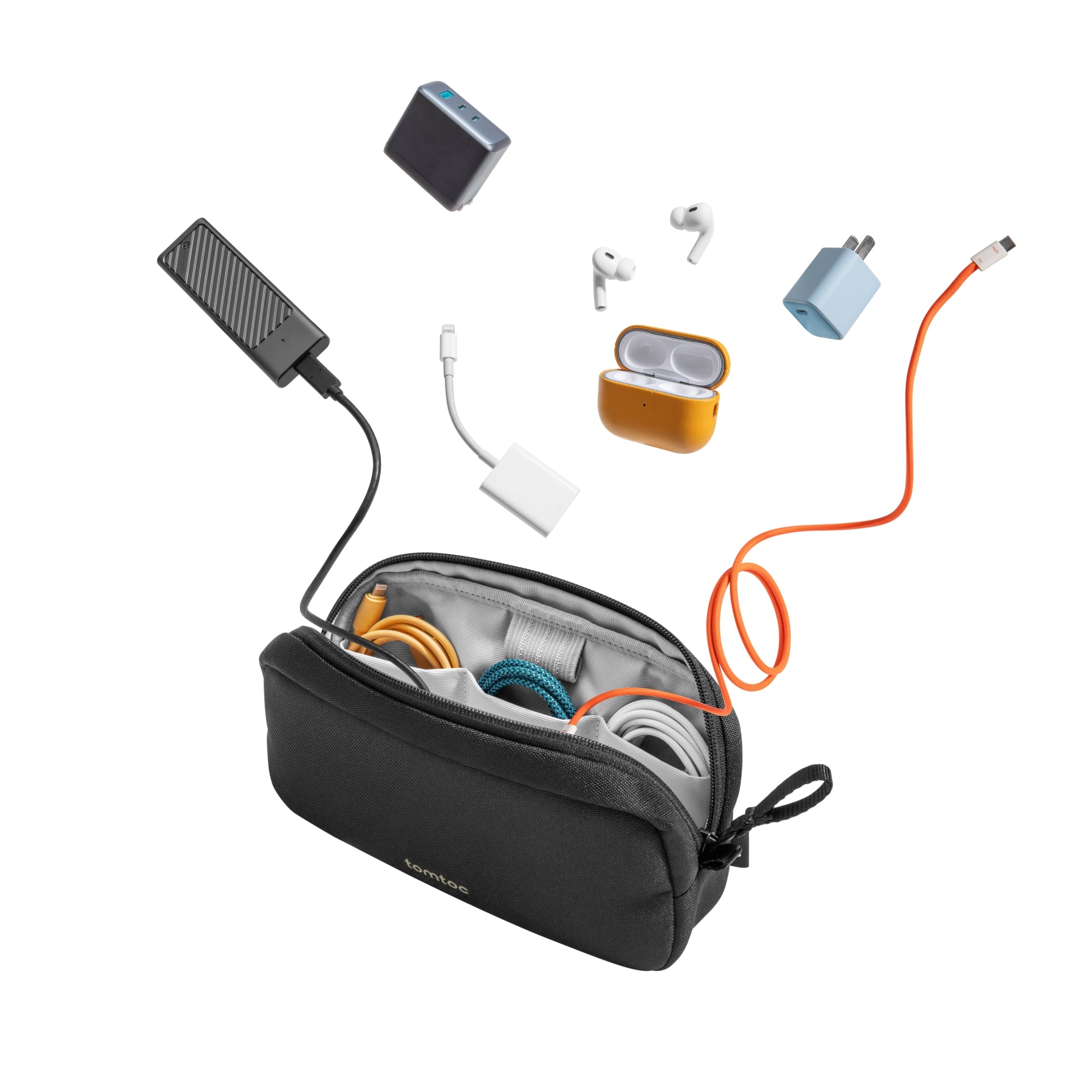 Typology T31・T10・L63 ティポロジーポーチ　4点 新品未使用 tomtoc Compact Electronics Organizer – Multi-Compartment Tech Pouch