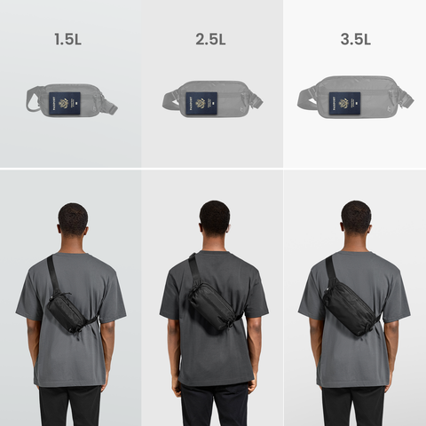 tomtoc Aviator-T33 Crossbody Sling Bag 1.5L – Lightweight & RFID tomtoc Aviator-T33 Crossbody Sling Bag 1.5L – Lightweight & RFID