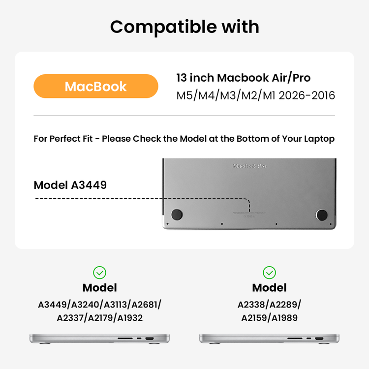 tomtoc 13-inch New MacBook Laptop Shoulder Bag – 360° Protection for ...