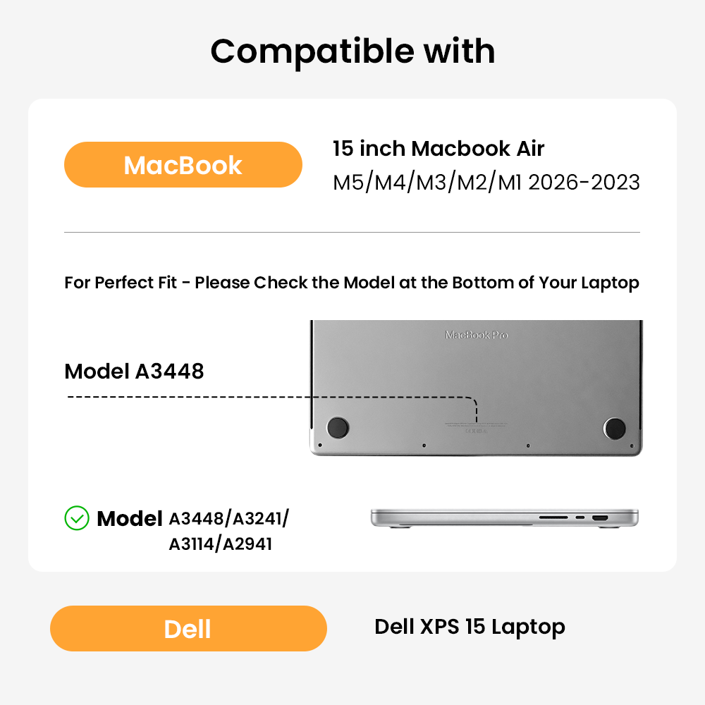 Terra-A27 Laptop Sleeve for 15 inch New MacBook Air M4