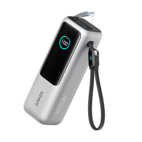 Anker Laptop Power Bank (25K, 165W, Built-In and Retractable Cables)