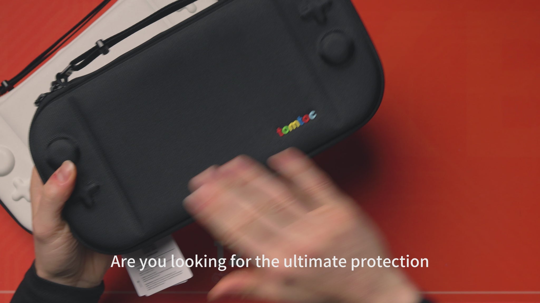 Switch 2 Slim Carrying Case - Protective Hard Shell with 12 Game