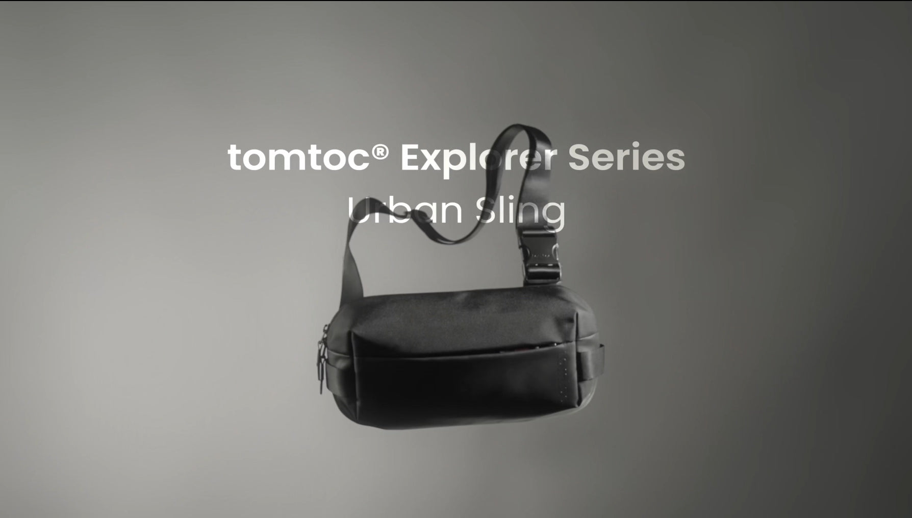 tomtoc T21 EDC Sling Bag | Organized Crossbody Chest Bag